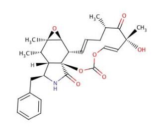 Cytochalasin E, Aspergillus clavatus (CAS 36011-19-5) - chemical structure image
