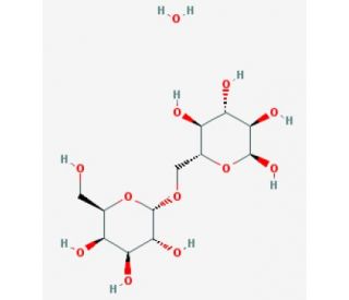 D-(&plus;)-Melibiose Monohydrate (CAS 585-99-9) - chemical structure image