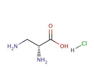D-2,3-Diaminopropionic acid monohydrochloride (CAS 6018-56-0) - chemical structure image