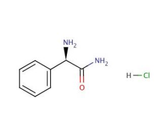 D-2-Amino-2-phenylacetamide hydrochloride (CAS 63291-39-4) - chemical structure image