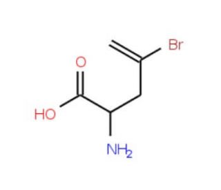 D-2-Amino-4-bromo-4-pentenoic acid (CAS 264903-49-3) - chemical structure image