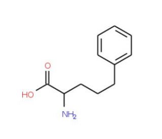 D-2-Amino-5-phenylpentanoic acid (CAS 2046-19-7) - chemical structure image