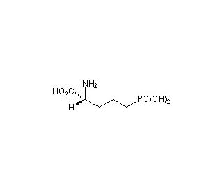 D(&minus;)-2-Amino-5-phosphonovaleric acid (D-AP5) (CAS 79055-68-8) - chemical structure image