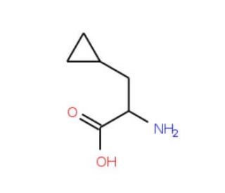 D-3-cyclopropylalanine (CAS 121786-39-8) - chemical structure image