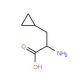 D-3-cyclopropylalanine (CAS 121786-39-8) - chemical structure image