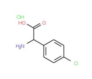 D-4-Chlorophenylglycine HCl (CAS 108392-76-3) - chemical structure image