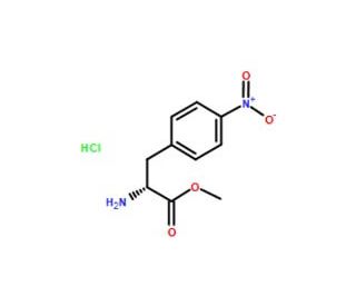 D-4-Nitrophenylalanine methyl ester hydrochloride (CAS 67877-95-6) - chemical structure image