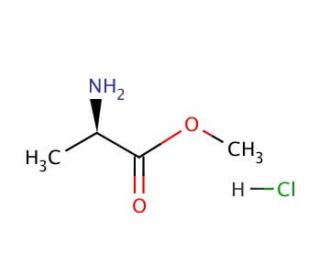 D-Alanine methyl ester hydrochloride (CAS 14316-06-4) - chemical structure image