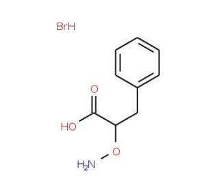 D-α-Aminoxy-β-phenylpropionic Acid Hydrobromide (CAS 73086-98-3) - chemical structure image