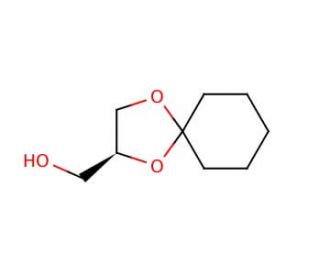 D-&alpha;,&beta;-Cyclohexylideneglycerol (CAS 95335-91-4) - chemical structure image