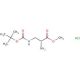 D-alpha,beta-Diaminopropionic acid(Boc)-OMe hydrochloride (CAS 363191-25-7 (non-salt)) - chemical structure image