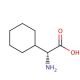 D-α-Cyclohexylglycine (CAS 14328-52-0) - chemical structure image