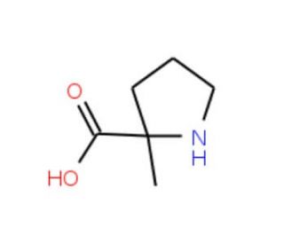 D-alpha-Methylproline (CAS 63399-77-9) - chemical structure image