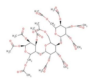 D-Cellotriose Undecaacetate (CAS 17690-94-7) - chemical structure image