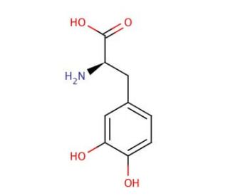 D-DOPA (CAS 5796-17-8) - chemical structure image