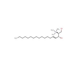 D-erythro-N,N,N-Trimethylsphingosine Chloride - chemical structure image