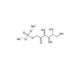 D-Fructose-1-phosphate disodium salt (CAS 71662-09-4) - chemical structure image
