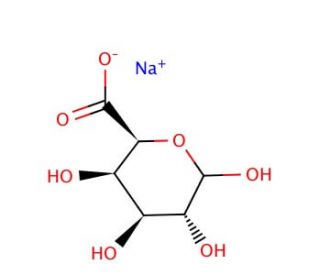D-Galacturonic acid sodium salt (CAS 14984-39-5) - chemical structure image