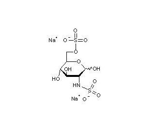 D-Glucosamine-2-N,6-O-disulphate disodium salt (CAS 202266-99-7) - chemical structure image