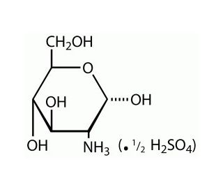 D-Glucosamine sulfate (CAS 29031-19-4) - chemical structure image