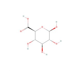 D-Glucuronic acid (CAS 6556-12-3) - chemical structure image