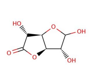 D-Glucurono-3,6-lactone (CAS 32449-92-6) - chemical structure image