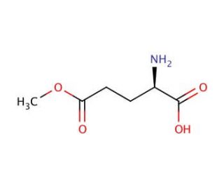 D-Glutamic acid gamma-methyl ester (CAS 6461-04-7) - chemical structure image