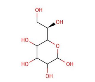 D-Glycero-D-mannoheptose (CAS 1961-73-5) - chemical structure image