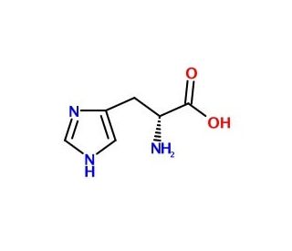 D-Histidine (CAS 351-50-8) - chemical structure image
