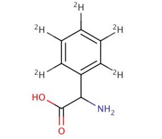 D,L-2-Phenylglycine-d5 (CAS 358731-96-1) - chemical structure image