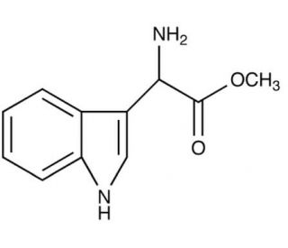 D,L-3-Indolylglycine Methyl Ester (CAS 110317-48-1) - chemical structure image