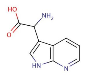 D,L-7-Aza-3-indolylglycine (CAS 1052209-51-4) - chemical structure image