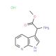 D,L-7-Aza-3-indolylglycine, Methyl Ester, Hydrochloride - chemical structure image