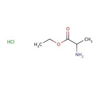 D,L-Alanine Ethyl Ester Hydrochloride (CAS 617-27-6) - chemical structure image