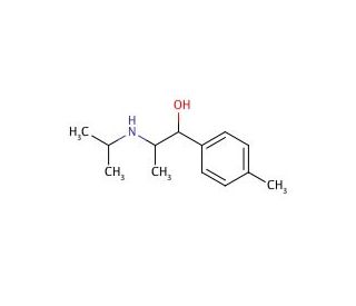 D,L-erythro-4&prime;-Methyl-&alpha;-(1-isopropylaminoethyl) Benzyl Alcohol, HCl (CAS 13549-69-4) - chemical structure image