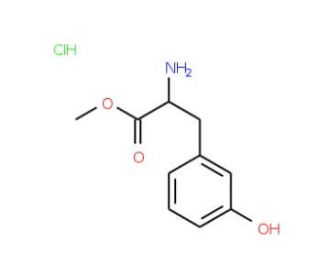 D,L-m-Tyrosine Methyl Ester Hydrochloride (CAS 34260-70-3) - chemical structure image