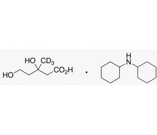 D,L-Mevalonic Acid-d3 Dicyclohexylamine Salt - chemical structure image