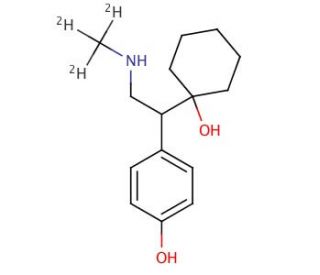 D,L N,O-Didesmethyl Venlafaxine-d3 - chemical structure image