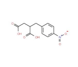D,L-(p-Nitrobenzyl)succinic Acid (CAS 56416-12-7) - chemical structure image