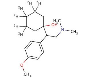 D,L-Venlafaxine-d6 (CAS 1020720-02-8) - chemical structure image