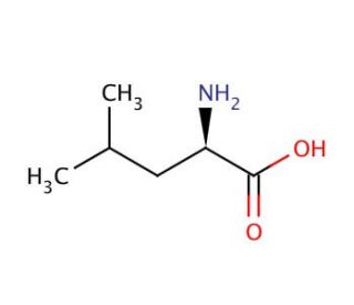 D-Leucine (CAS 328-38-1) - chemical structure image