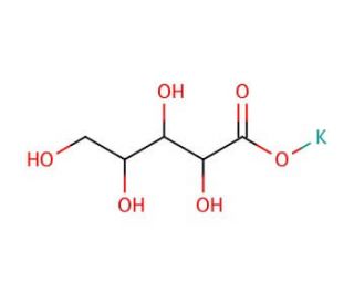 D-Lyxonic Acid, Potassium Salt (CAS 78138-87-1) - chemical structure image