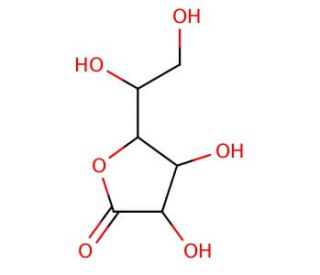 D-Mannonic acid-1,4-lactone (CAS 26301-79-1) - chemical structure image