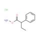 D-(−)-alpha-Phenylglycine ethyl ester hydrochloride (CAS 17609-48-2) - chemical structure image