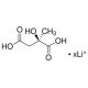 D-(–)-Citramalic acid lithium salt (CAS 6236-10-8 (free acid)) - chemical structure image