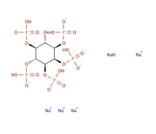 D-myo-Inositol-1,2,3,5,6-pentaphosphate, sodium salt - chemical structure image