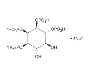 D-myo-Inositol-1,2,3,6-tetraphosphate, sodium salt - chemical structure image