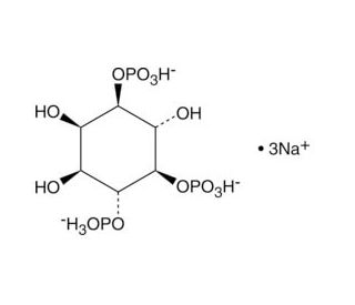 D-myo-Inositol-1,4,5-triphosphate, sodium salt (CAS 141611-10-1) - chemical structure image