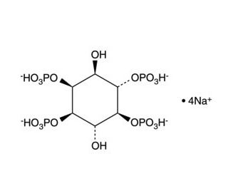 D-myo-Inositol-2,3,5,6-tetraphosphate, sodium salt - chemical structure image