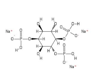 D-myo-Inositol-2,4,5-triphosphate sodium salt - chemical structure image